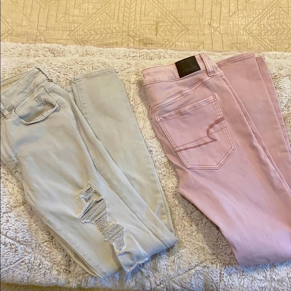 American eagle high rise skinny jeans